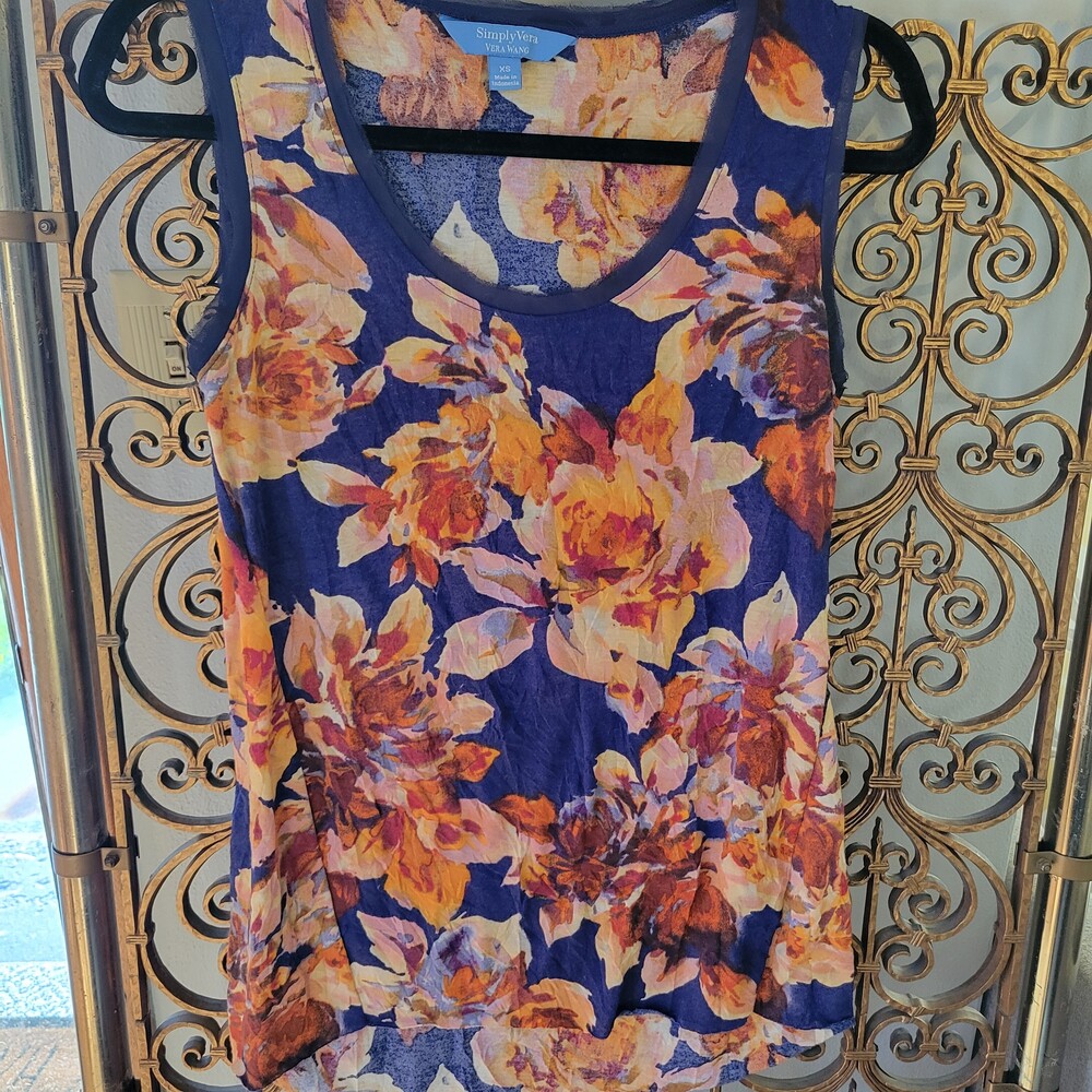 Simply Vera Vera Wang Floral Tank